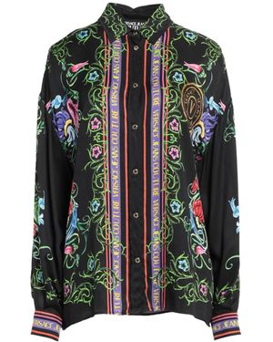 Versace Jeans Couture Floral Satin Shirt - Green