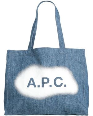A.P.C. Schultertasche - Blau
