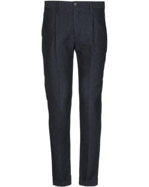 Paul Smith Midnight Pants Cotton, Wool, Linen - Blue
