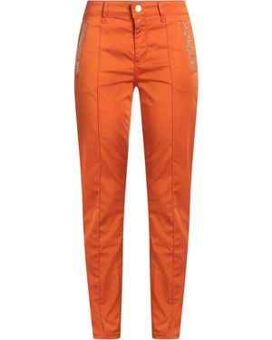 Liu Jo Pants Cotton, Polyester, Elastane - Orange