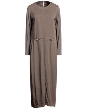 European Culture Midi Dress - Brown