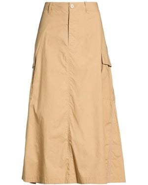 Blauer Midi Skirt - Natural