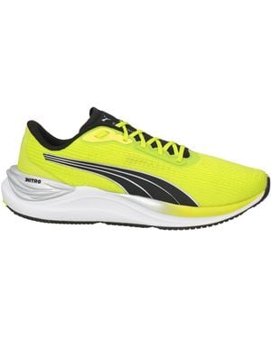 PUMA Electrify Nitro Lime Sneakers Synthetic Material, Textile Fibers - Yellow