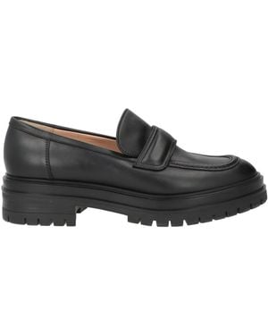 Gianvito Rossi Loafers Leather - Black