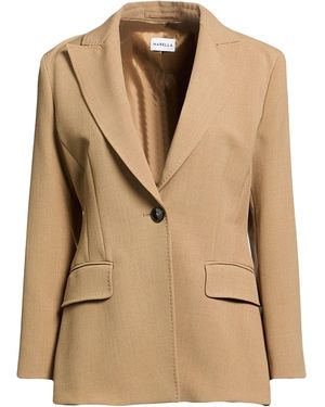 Marella Sand Blazer Polyester, Elastane - Natural
