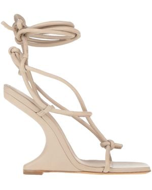 Rick Owens Sandals Leather - White