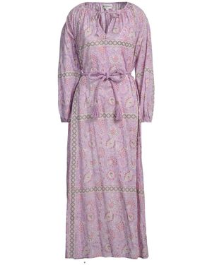 Antik Batik Maxi Dress Cotton - Purple