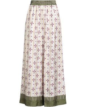 La DoubleJ Light Pants Silk - White