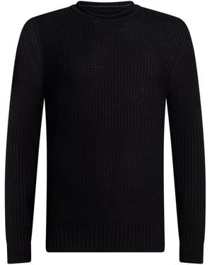 PHILOTINTO Jumper Merino Wool, Acrylic - Black