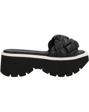 Patrizia Bonfanti Sandals Soft Leather - Black