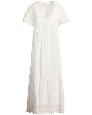 Blugirl Blumarine Maxi Dress Cotton - White