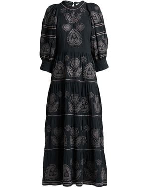 Antik Batik Maxi Dress Cotton - Black