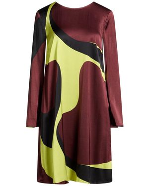 Maliparmi Mini Dress Viscose, Elastane - Red