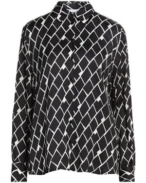 Alpha Studio Shirt Viscose - Black