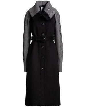Eleventy Coat Cashmere, Alpaca Wool, Polyamide - Black