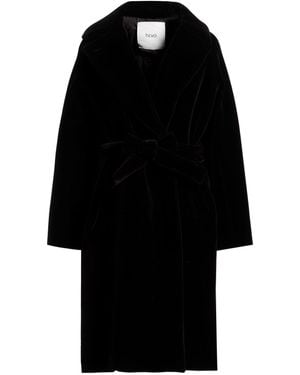 Hevò Coat Polyamide, Modal - Black