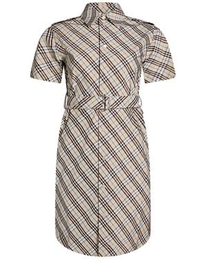 Burberry Mini-Kleid - Natur