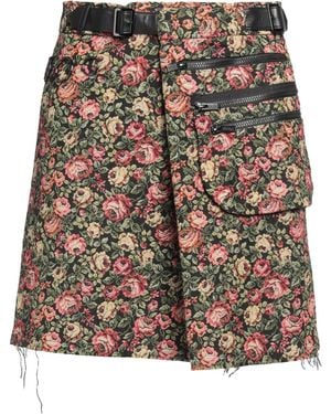 Undercover Mini Skirt Rayon, Polyester, Nylon - Black