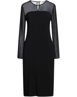 Jucca Midi Dress Acetate, Viscose - Black