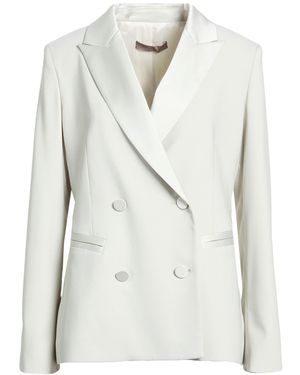 D.exterior Blazer Polyester, Elastane - White
