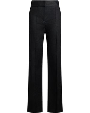 Veronica Beard Trousers Linen, Viscose, Elastane - Black