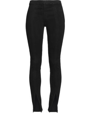 Rick Owens Jeans Cotton, Elastomultiester, Rubber - Black