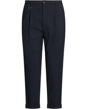 Paolo Pecora Trousers Polyester, Wool, Elastane - Blue