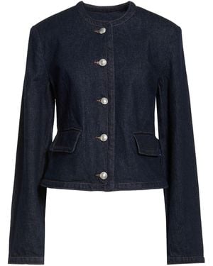 7 For All Mankind Denim Outerwear Cotton, Elastane - Blue