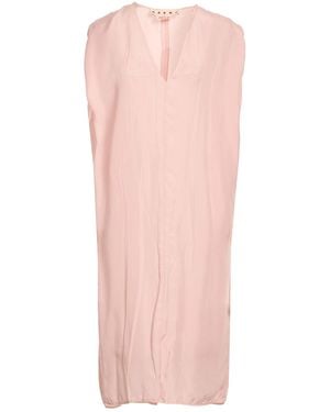 Marni Midi Dress Cupro - Pink
