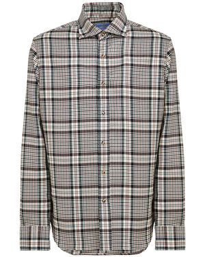 Alessandro Gherardi Cream Shirt Cotton - Gray