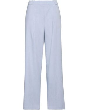 Soallure Trousers Polyester, Viscose, Elastane - Blue