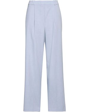 Soallure Pants Polyester, Viscose, Elastane - Blue