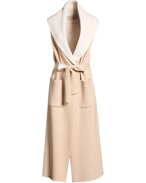 D.exterior Overcoat & Trench Coat Wool, Cashmere, Viscose, Polyamide, Silk - Natural