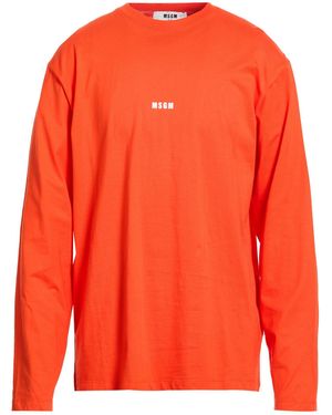 MSGM T-Shirts - Orange