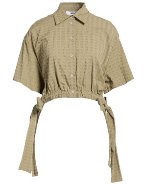 MSGM Shirts - Natural