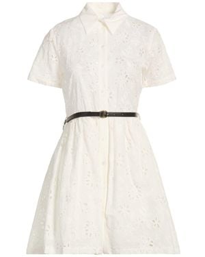 Imperial Mini Dress Cotton - White
