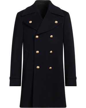 Lardini Midnight Coat Wool - Blue