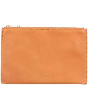 Il Bisonte Camel Pouch Leather - Orange