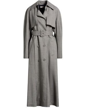 Lardini Overcoat & Trench Coat Polyester, Wool, Elastane - Gray