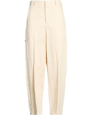 PT Torino Trousers Cotton, Linen - Natural