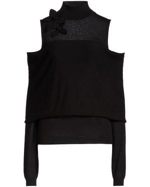 Alberta Ferretti Rollkragenpullover - Schwarz