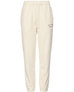New Balance Ivory Pants Cotton, Recycled Polyester - White