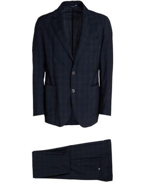 Tombolini Midnight Suit Virgin Wool - Blue