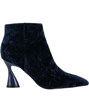 Jeannot Ankle Boots Textile Fibers - Black