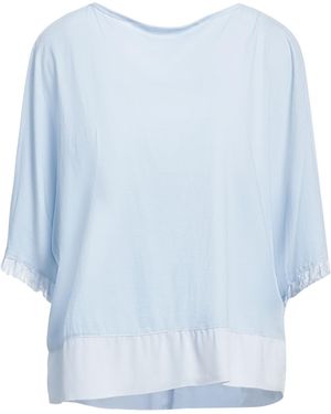 ALESSIA SANTI T-Shirt Cotton, Viscose - Blue
