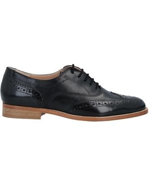 Marella Lace-Up Shoes Leather - Black