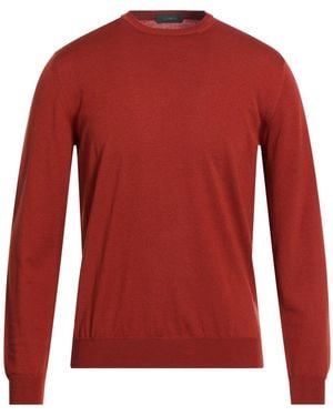 Zanone Sweaters - Red