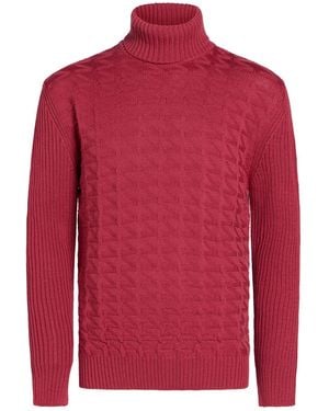 PHILOTINTO Turtleneck Merino Wool, Acrylic - Red