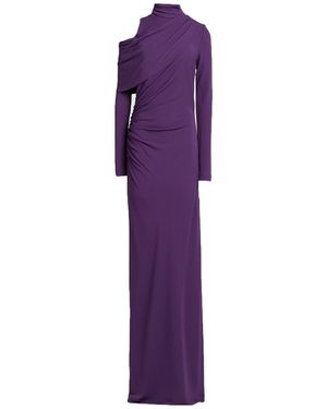 Alberta Ferretti Maxi Dress Viscose - Purple