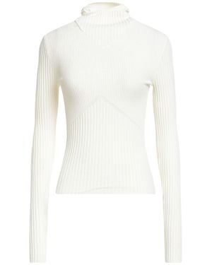 ANDREADAMO Ivory Sweater Viscose, Polyester, Polyamide, Elastane - White